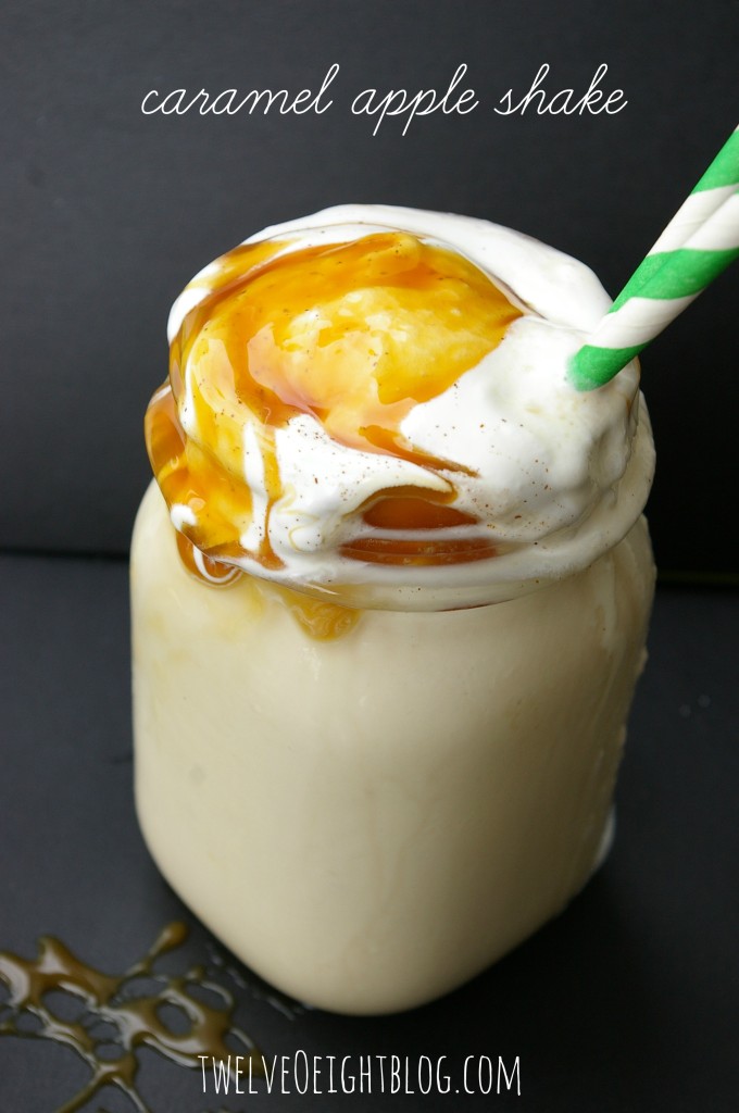 caramel apple milkshake recipe