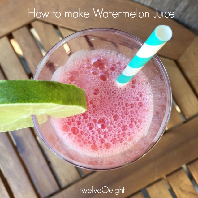 how to make watermelon juice #twelveOeight #watermelon #recipes 