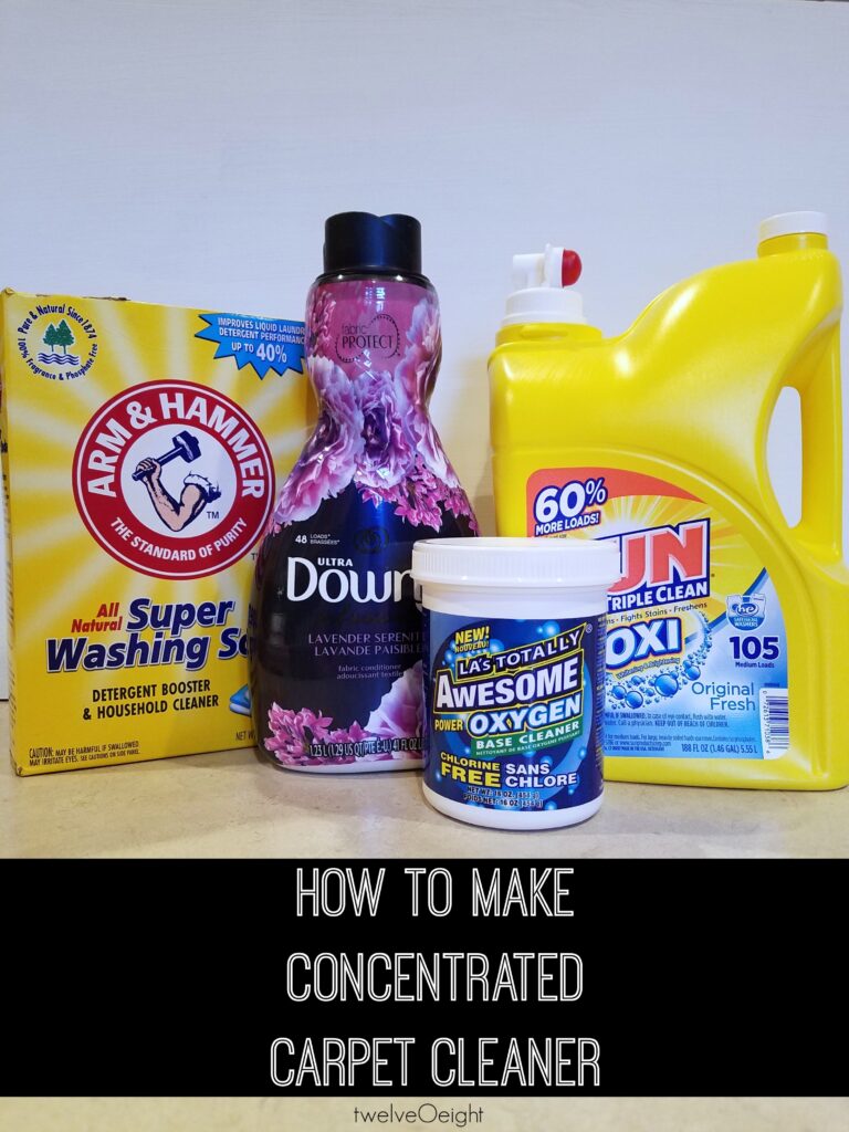 How to make carpet cleaner